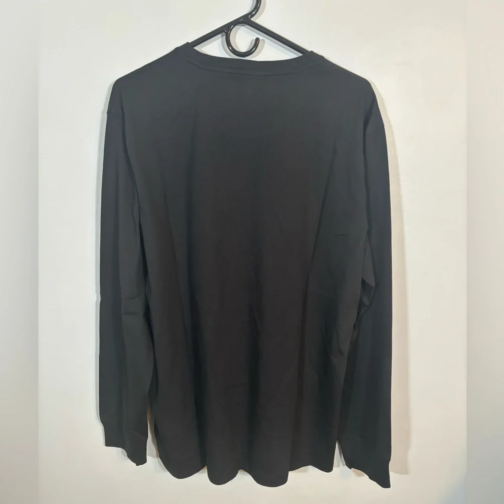 Timberland Black Long Sleeve Logo Tee Shirt Men’s Large Authentic Fit NWT - Picture 7 of 10